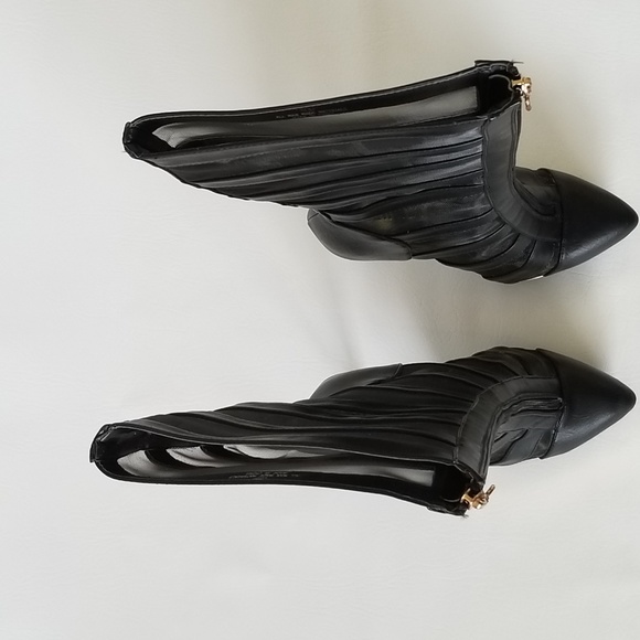 Liliana Zaria Mesh Zipper Gladiator Stiletto Boot - Picture 4 of 4